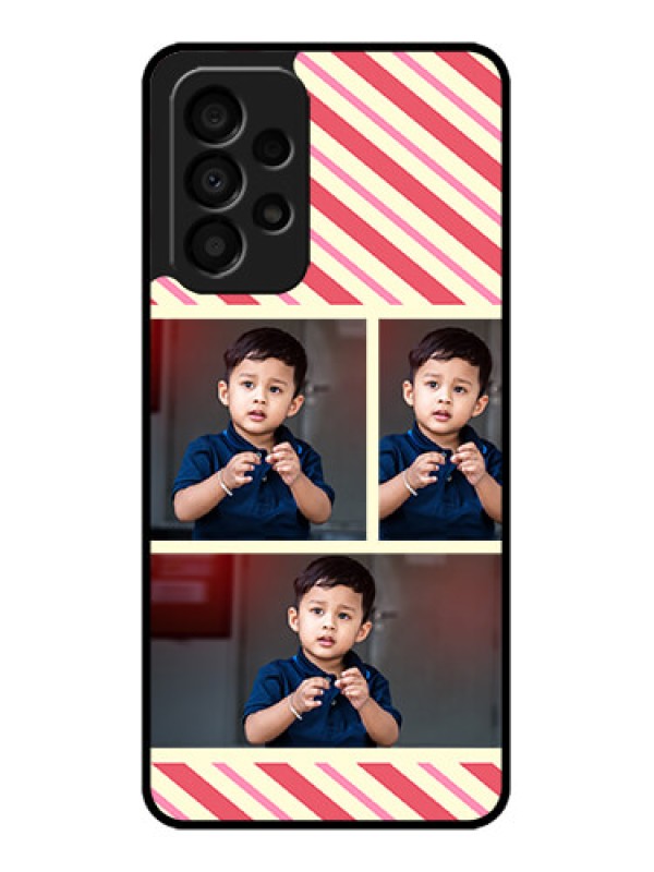 Custom Galaxy A33 5G Personalized Glass Phone Case - Picture Upload Mobile Case Design