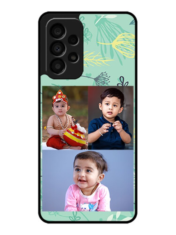 Custom Galaxy A33 5G Photo Printing on Glass Case - Forever Family Design