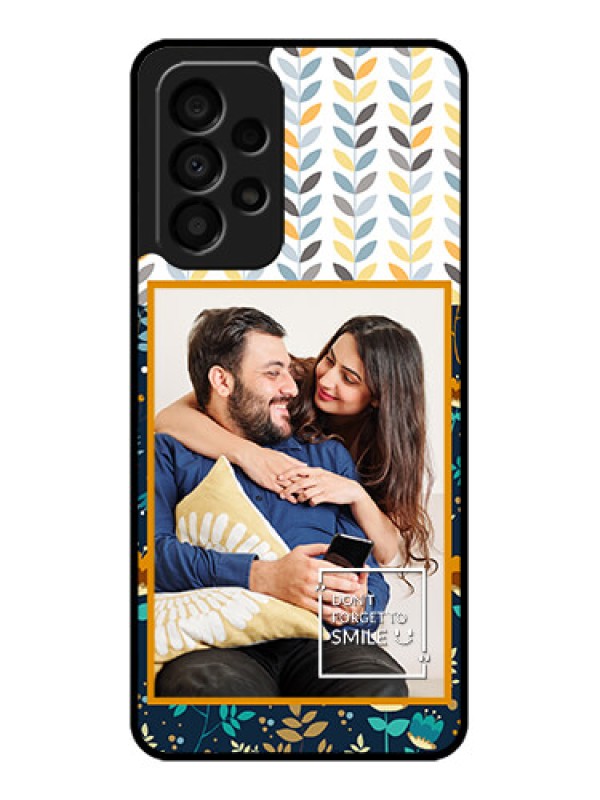 Custom Galaxy A33 5G Custom Glass Mobile Case - Pattern Design