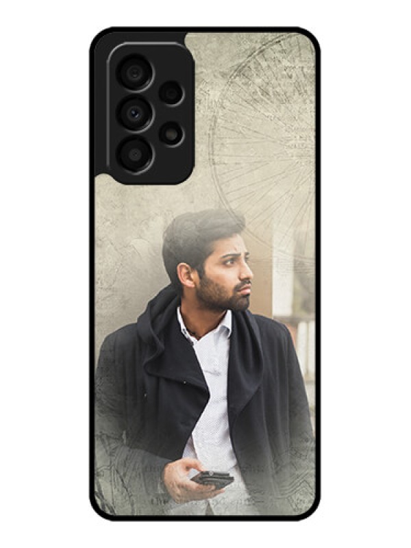 Custom Galaxy A33 5G Custom Glass Phone Case - with vintage design