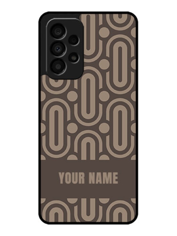 Custom Galaxy A33 5G Custom Glass Phone Case - Captivating Zero Pattern Design