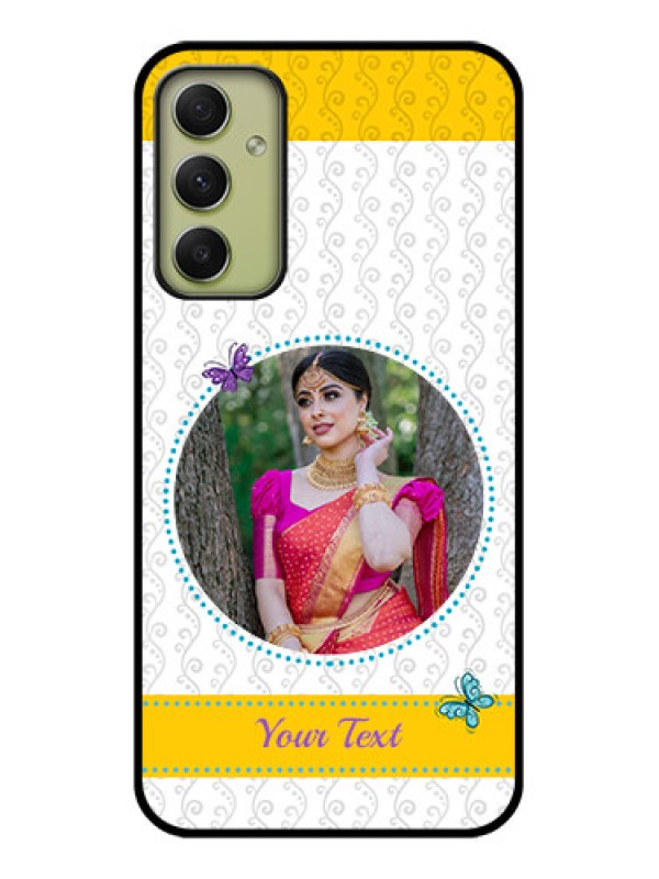 Custom Galaxy A34 5G Custom Glass Mobile Case - Girls Premium Case Design