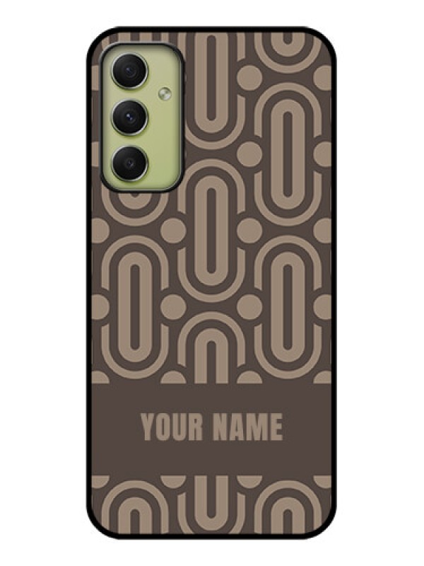Custom Galaxy A34 5G Custom Glass Phone Case - Captivating Zero Pattern Design