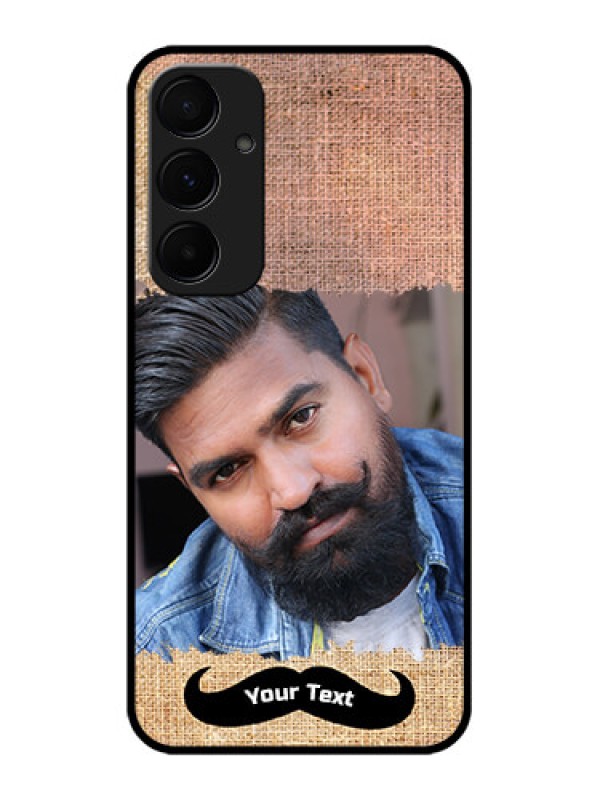 Custom Samsung Galaxy A35 5G Custom Glass Phone Case - With Texture Design