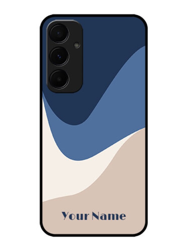 Custom Samsung Galaxy A35 5G Custom Glass Phone Case - Abstract Drip Art Design