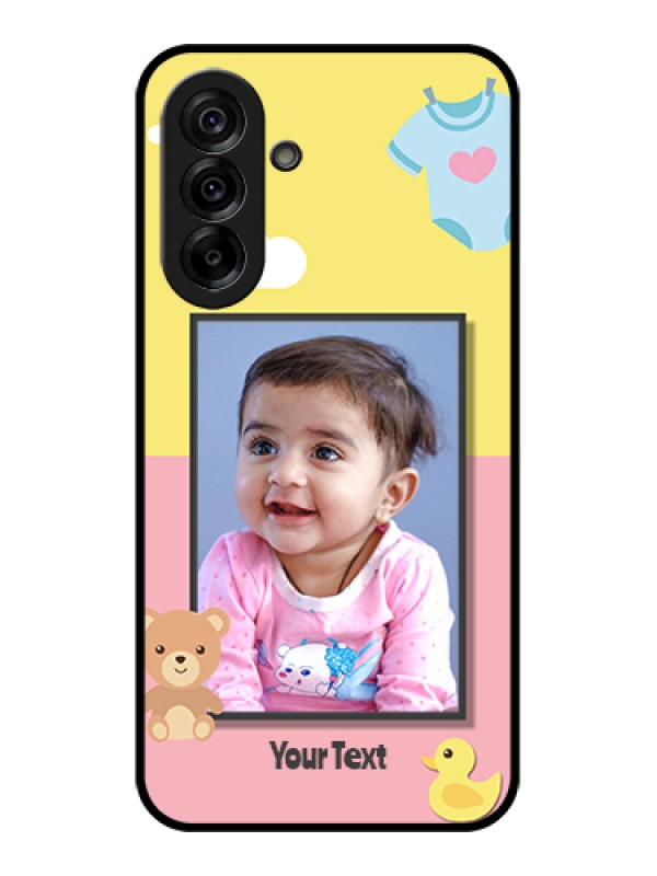 Custom Galaxy A36 5G Custom Glass Phone Case - Kids 2 Color Design