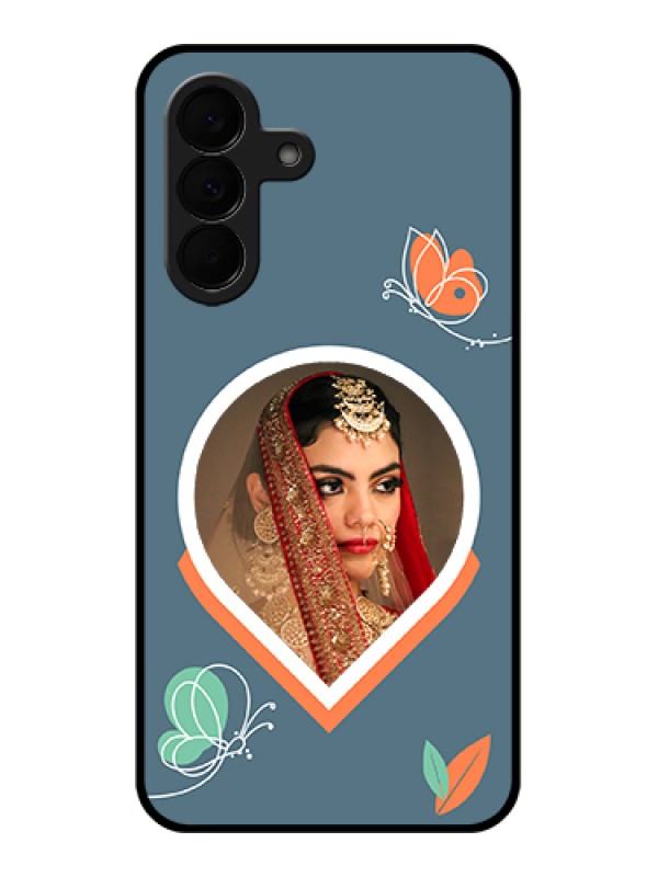 Custom Samsung Galaxy A37 5G Custom Glass Phone Case - Droplet Butterflies Design