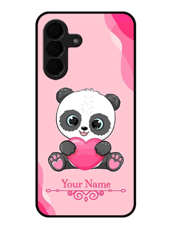 Custom Samsung Galaxy A37 5G Custom Glass Phone Case - Cute Panda Design