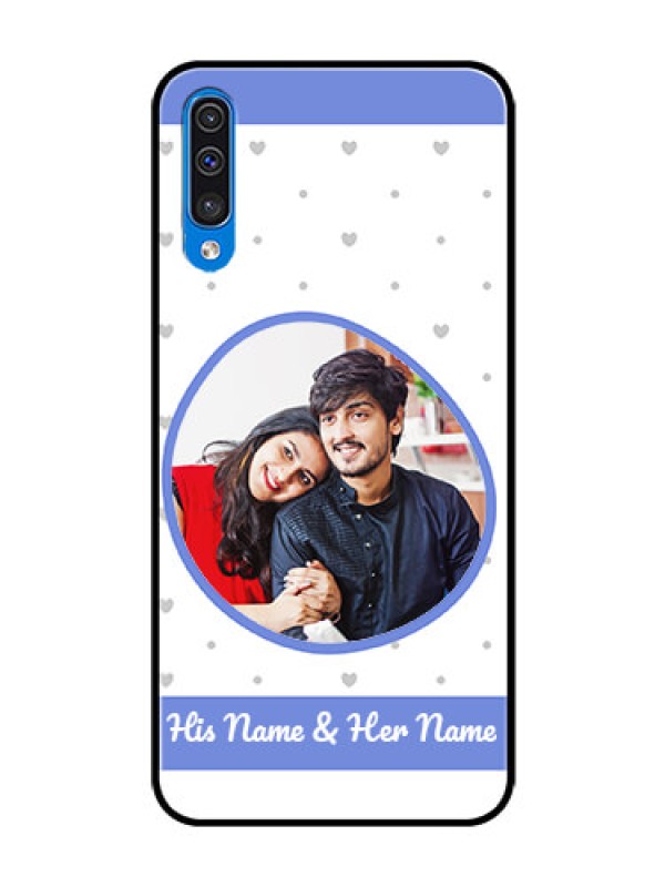 Custom Samsung Galaxy A50 Photo Printing on Glass Case  - Premium Case Design