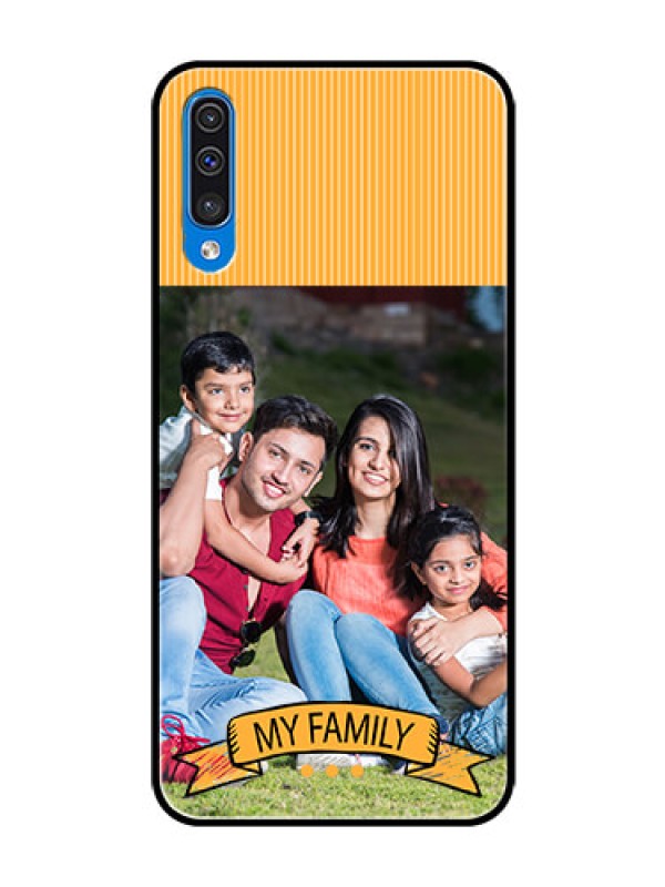 Custom Samsung Galaxy A50 Custom Glass Phone Case  - My Family Design