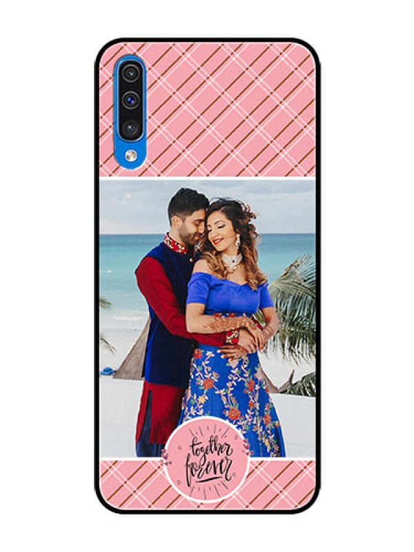 Custom Samsung Galaxy A50 Personalized Glass Phone Case  - Together Forever Design