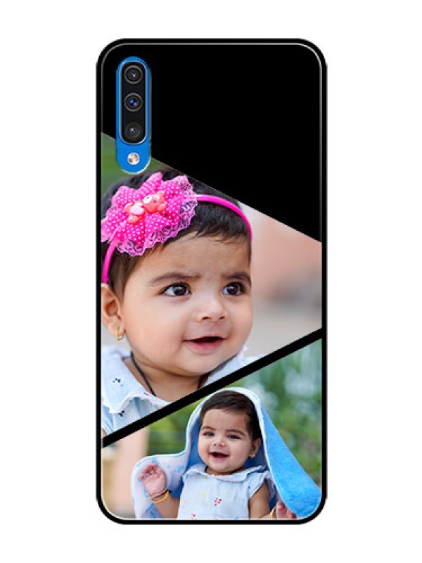Custom Samsung Galaxy A50 Custom Glass Phone Case  - Semi Cut Design