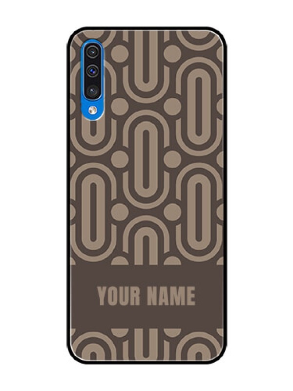 Custom Galaxy A50 Custom Glass Phone Case - Captivating Zero Pattern Design