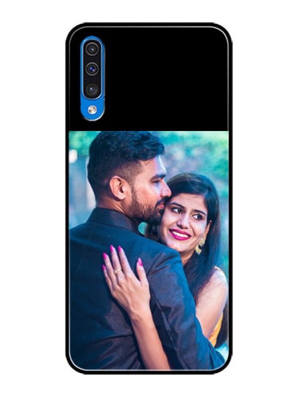 Custom Galaxy A50S Custom Glass Phone Case - Upload Full Picture With Custom Color Design