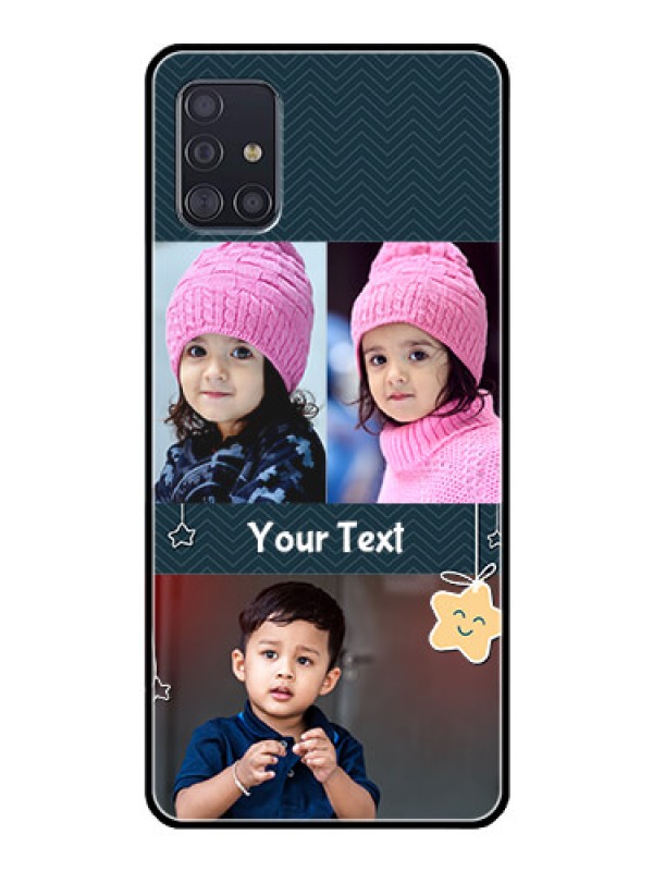 Custom Galaxy A51 Custom Glass Mobile Case  - Hanging Stars Design