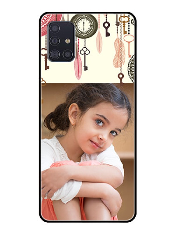 Custom Galaxy A51 Custom Glass Mobile Case  - Boho Style Design