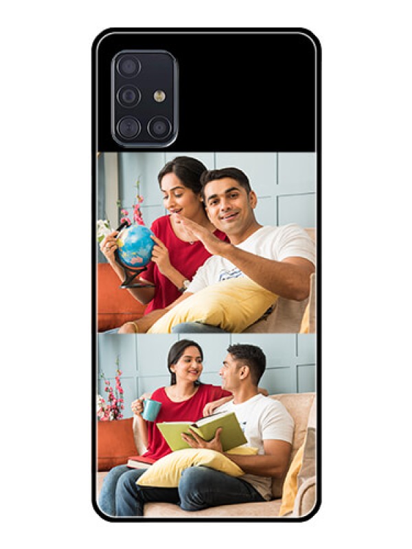 Custom Galaxy A51 2 Images on Glass Phone Cover