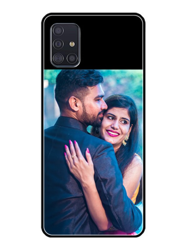 Custom Galaxy A51 Custom Glass Phone Case - Upload Full Picture With Custom Color Design