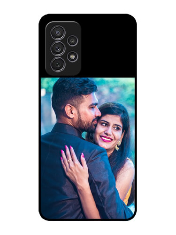 Custom Galaxy A52S 5G Custom Glass Phone Case - Upload Full Picture With Custom Color Design