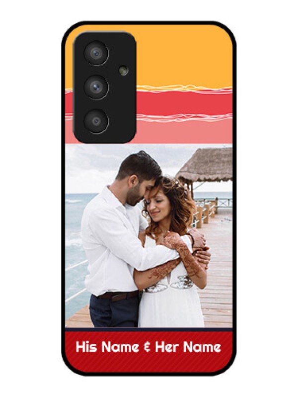 Custom Galaxy A54 5G Custom Glass Mobile Case - Colorful Case Design