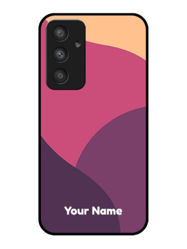 Custom Galaxy A54 5G Custom Glass Phone Case - Mixed Multi-colour abstract art Design
