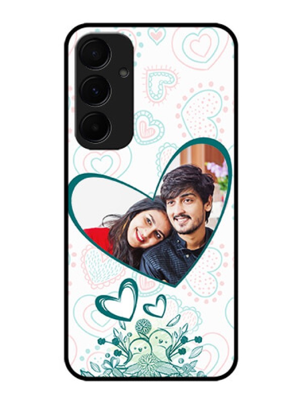Custom Samsung Galaxy A55 5G Custom Glass Phone Case - Premium Couple Design