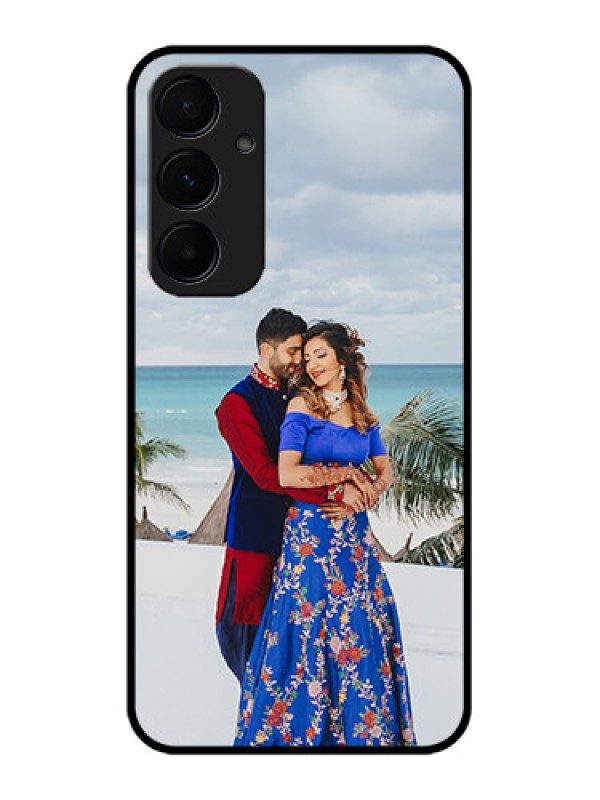 Custom Samsung Galaxy A55 5G Custom Glass Phone Case - Upload Full Picture Design