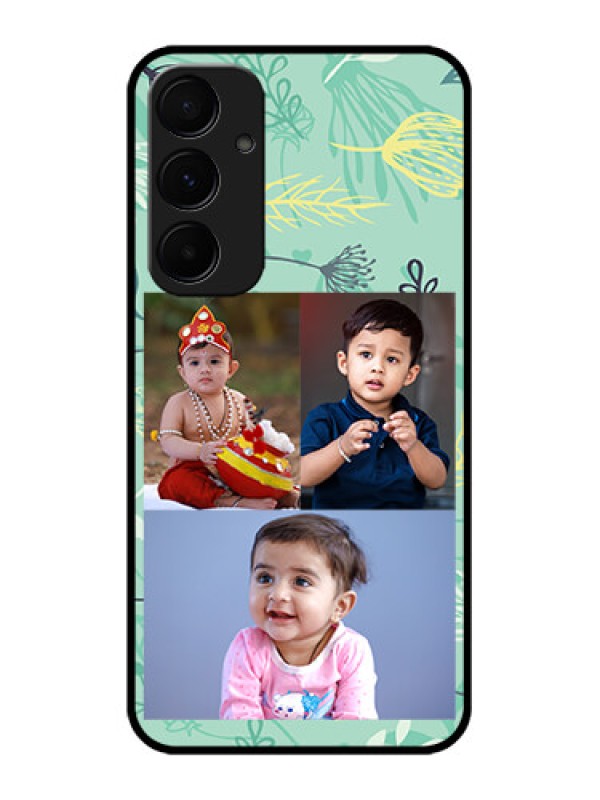 Custom Samsung Galaxy A55 5G Custom Glass Phone Case - Forever Family Design