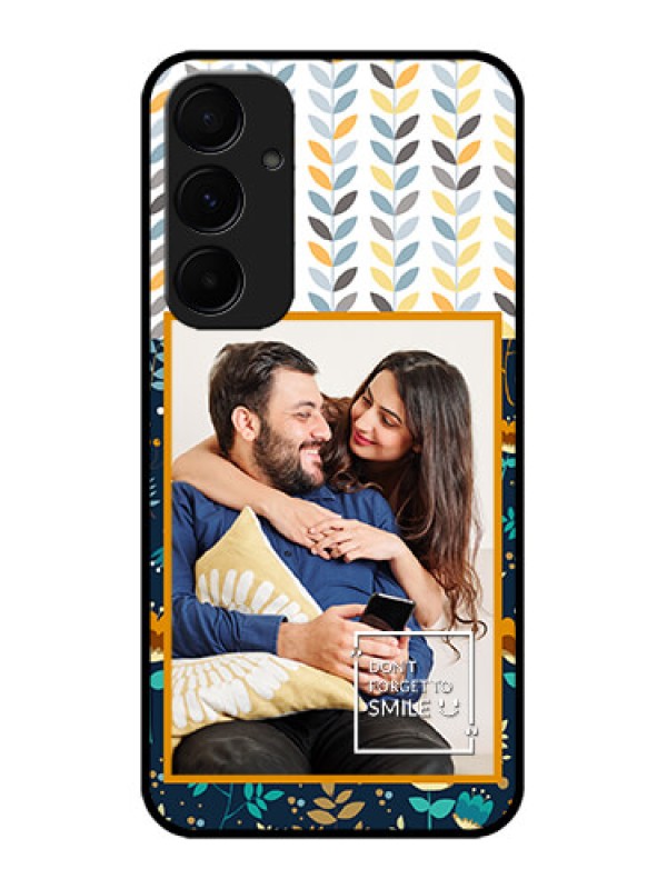 Custom Samsung Galaxy A55 5G Custom Glass Phone Case - Pattern Design