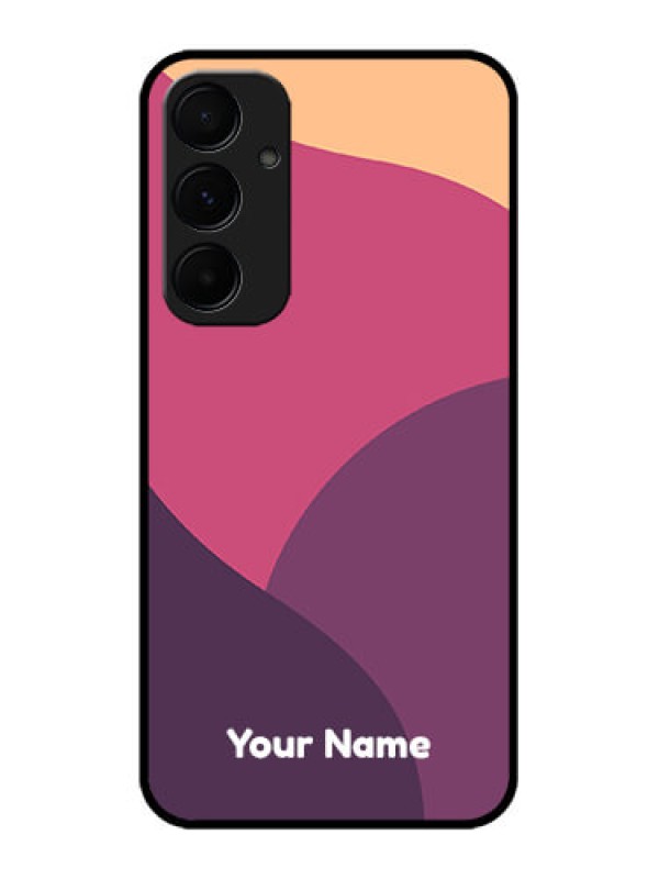 Custom Samsung Galaxy A55 5G Custom Glass Phone Case - Mixed Multi - Colour Abstract Art Design
