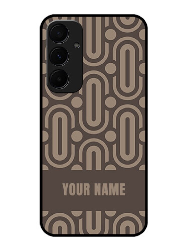 Custom Samsung Galaxy A55 5G Custom Glass Phone Case - Captivating Zero Pattern Design