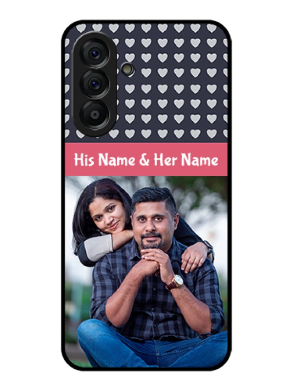 Custom Galaxy A56 5G Custom Glass Phone Case - Love Symbols Design