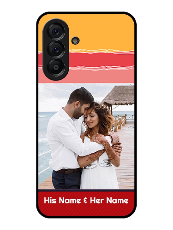 Custom Galaxy A56 5G Custom Glass Phone Case - Colorful Case Design