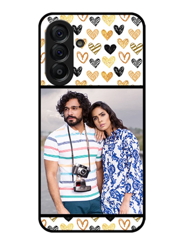 Custom Galaxy A56 5G Custom Glass Phone Case - Love Symbol Design
