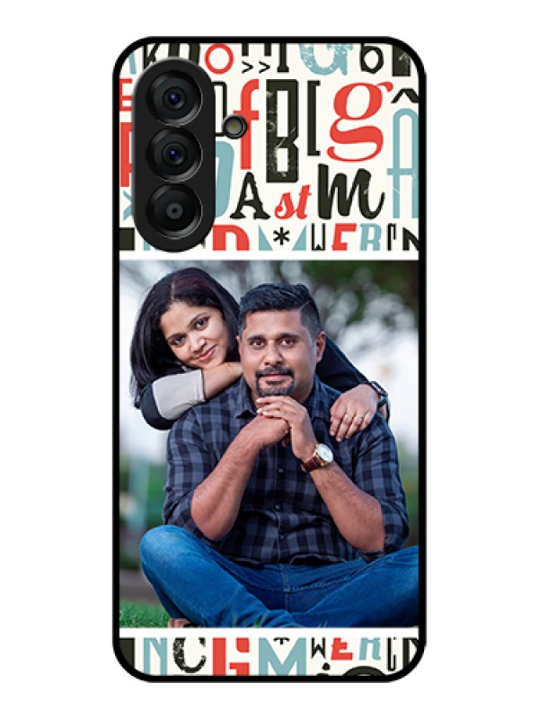 Custom Galaxy A56 5G Custom Glass Phone Case - Alphabet Design