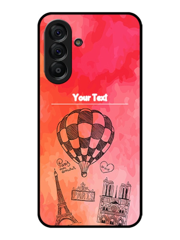 Custom Galaxy A56 5G Custom Glass Phone Case - Paris Theme Design
