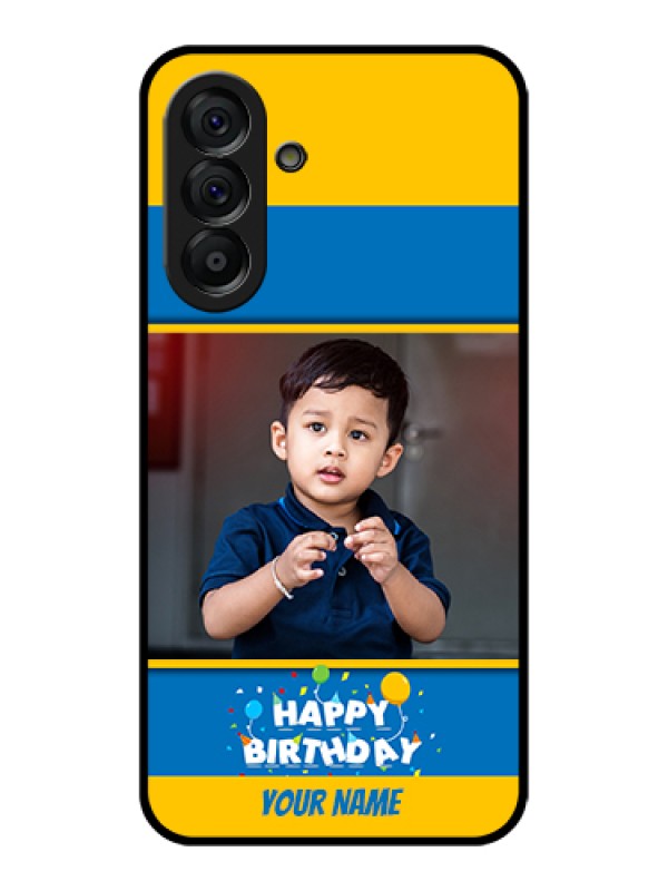 Custom Galaxy A56 5G Custom Glass Phone Case - Birthday Wishes Design