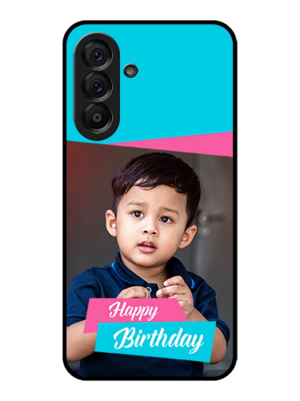 Custom Galaxy A56 5G Custom Glass Phone Case - Image Holder With 2 Color Design