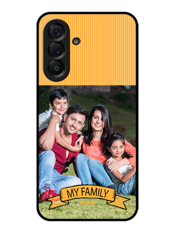 Custom Galaxy A56 5G Custom Glass Phone Case - My Family Design