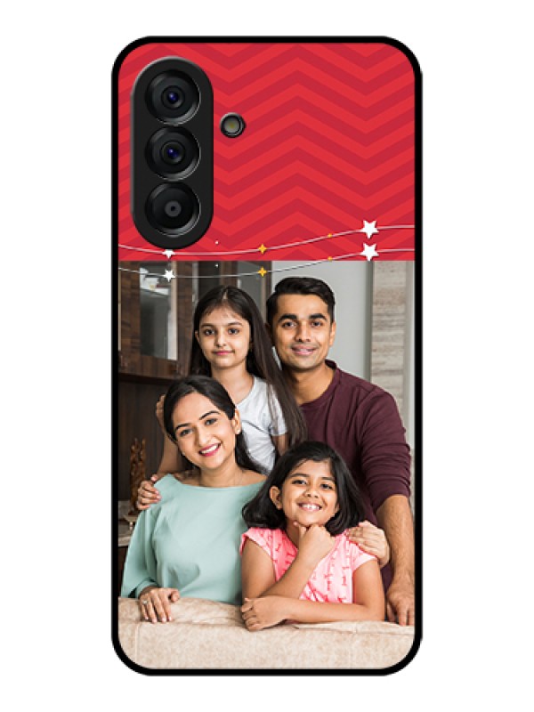 Custom Galaxy A56 5G Custom Glass Phone Case - Happy Family Design