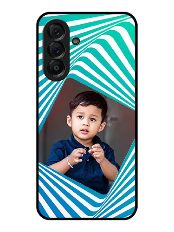 Custom Galaxy A56 5G Custom Glass Phone Case - Abstract Spiral Design