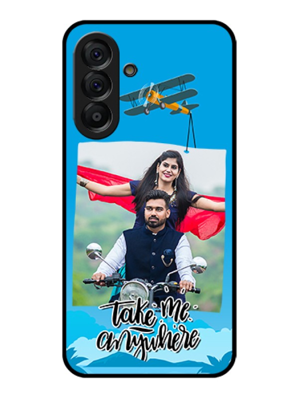 Custom Galaxy A56 5G Custom Glass Phone Case - Traveller Design