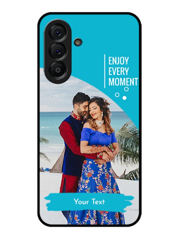 Custom Galaxy A56 5G Custom Glass Phone Case - Happy Moment Design