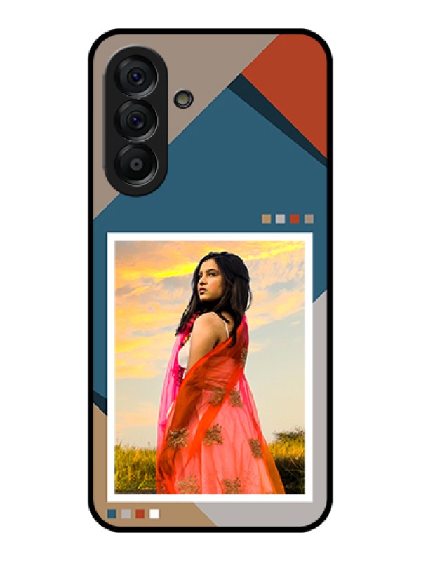 Custom Galaxy A56 5G Custom Glass Phone Case - Retro Color Pallet Design