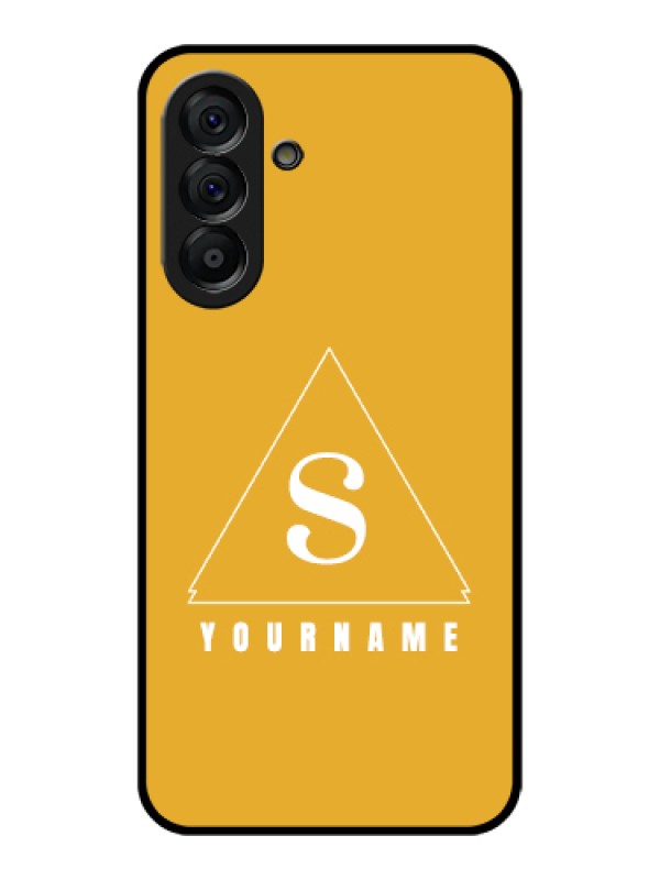 Custom Galaxy A56 5G Custom Glass Phone Case - Simple Triangle Design