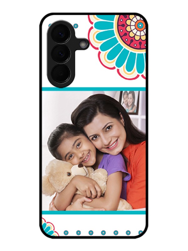 Custom Samsung Galaxy A57 5G Custom Glass Phone Case - Flower Design