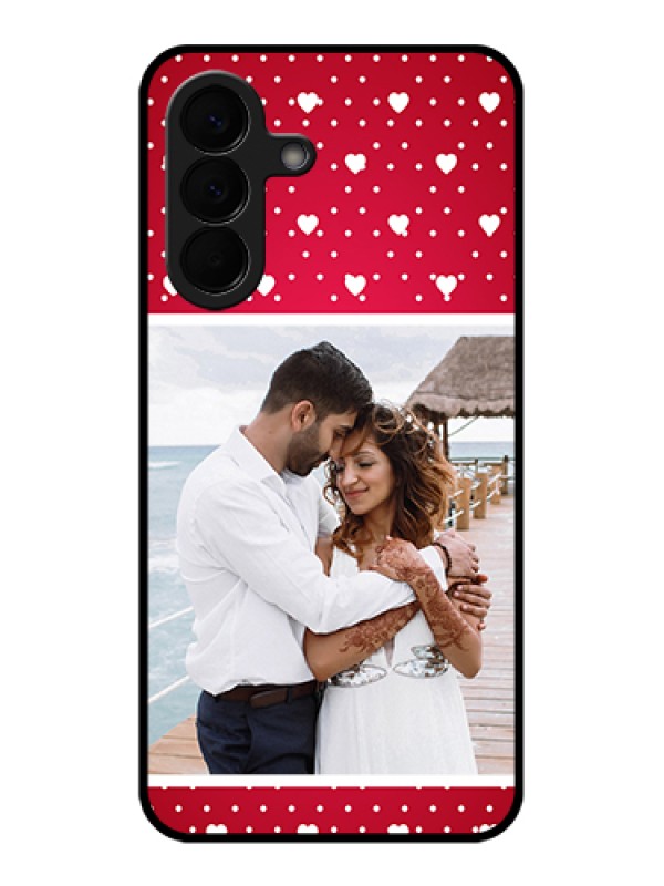 Custom Samsung Galaxy A57 5G Custom Glass Phone Case - Hearts Mobile Case Design
