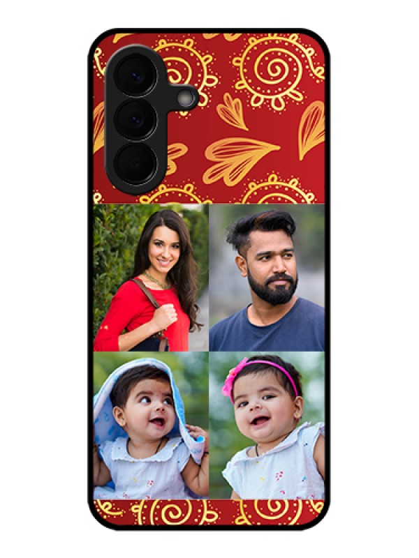 Custom Samsung Galaxy A57 5G Custom Glass Phone Case - 4 Image Traditional Design
