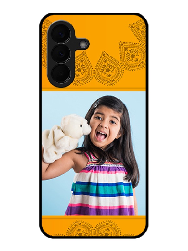 Custom Samsung Galaxy A57 5G Custom Glass Phone Case - Photo Wedding Design