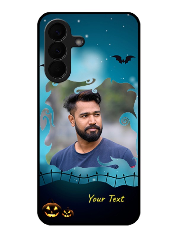 Custom Samsung Galaxy A57 5G Custom Glass Phone Case - Halloween Frame Design
